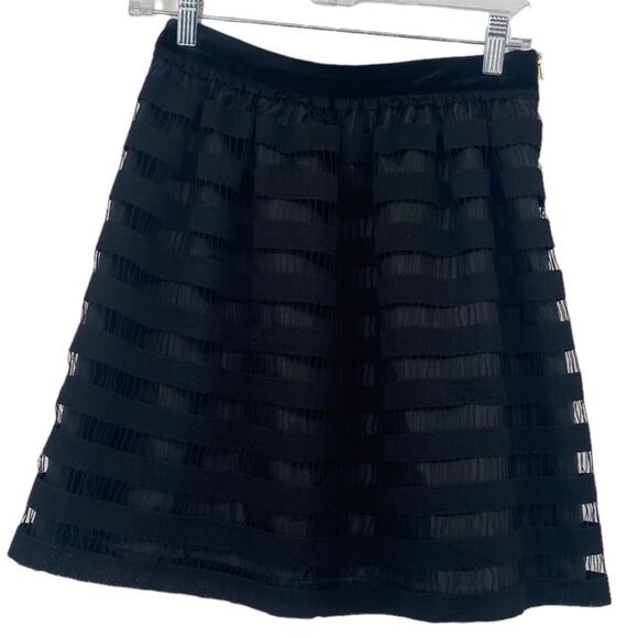 J. Crew Factory Black A-line Above the Knee Skirt - Picture 2 of 7